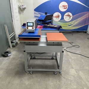 Presse à chaud hydraulique entièrement automatique à double station 16x24 pouces pour <span class=keywords><strong>sublimation</strong></span> sur panneaux métalliques et t-shirts - Product Image 5