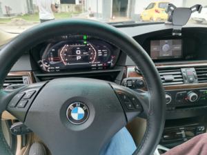 Système LINUX Écran de 12.3 pouces Compteur de vitesse LCD Digital Cluster Tableau de bord de voiture pour <span class=keywords><strong>BMW</strong></span> Série 5 <span class=keywords><strong>E60</strong></span> <span class=keywords><strong>CCC</strong></span> System 2004-2009 - Product Image 3