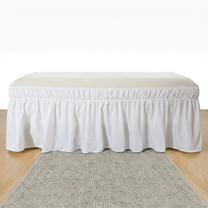 Draps Blancs Unis en Gros Imprimés 100% Coton 200TC Écologiques Respirants Antistatiques Grand Format Modernes Lavables pour la Maison et les Mariages - Product Image 1