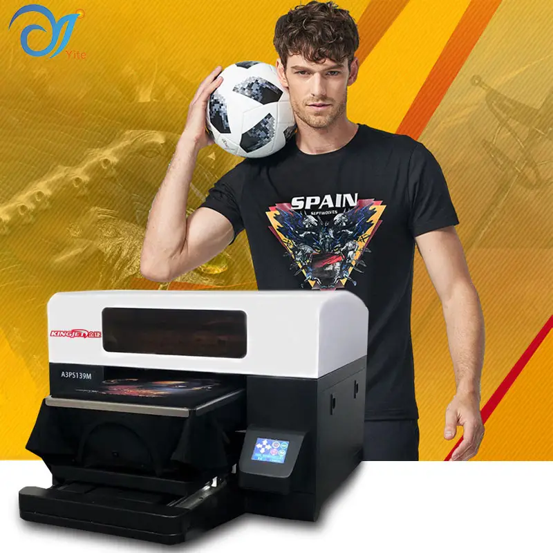 A3 DTG Mesin Pencetak T Shirt Print A3 A4 A2 Imprimante Pencetak Langsung Ke Garmen Impresora Dtg Printer untuk Cetak Kaus