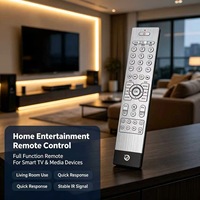 Télécommande personnalisée OEM ODM à 53 touches avec coque en alliage d'aluminium pour Smart TV Android et boîtier TV JCXK – Direct Usine