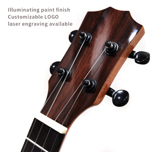 Bóng OEM nhà máy Giá dây cụ 24 23 inch rắn gỗ gụ 4 trong suốt Carbon chuỗi <span class=keywords><strong>Ukulele</strong></span> - Product Image 2