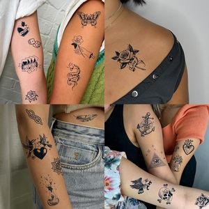 Tatuaje Temporal Personalizado, Adhesivo de Transferencia al Agua, Arte Corporal de Larga Duración, Seguro, No Tóxico, Diseños de Moda para Hombres, Mujeres, Niños y Fiestas - Product Image 2