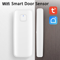 Sistema de Seguridad Inteligente para el Hogar, Sensor Inalámbrico para Puertas y Ventanas, Sensor de Puerta WiFi Tuya, Funciona con Control por Voz Alexa