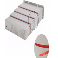 Guide-way conforme CE avec essuie-glaces télescopiques, lèvres en PU rouge et blanc, métal, pour l'industrie des machines CNC/NC, état neuf