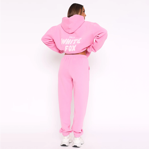 Conjunto de Moletom Oversize Personalizado com Logo para Mulheres, Design Luxuoso e Confortável, Moda Streetwear - Product Image 2