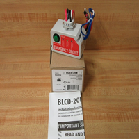 Unité de contrôle d'éclairage d'urgence Plc Bodine Blcd-20b Blcd20b (lot de 3) Vente en gros