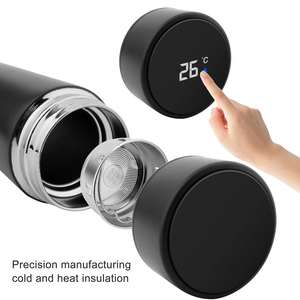 Articles en vrac : <span class=keywords><strong>Gourde</strong></span> isotherme avec affichage de la température, thermos, bouteille d'eau, thermos sous vide électrique, <span class=keywords><strong>gourde</strong></span> numérique, mini thermos à café - Product Image 2