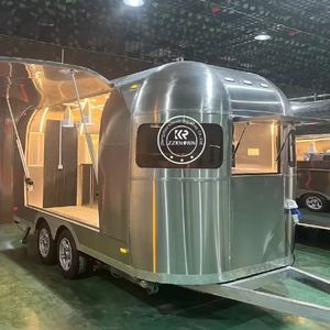Remorques de cuisine mobiles OEM de 16,4 pieds à vendre en Europe, chariots de concession personnalisés, remorques de vente de nourriture - Product Image 1