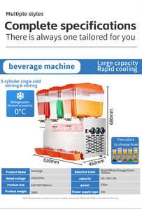 Nhà Sản Xuất Chuyên Nghiệp Ba Container Khuấy Và Phun Loại Đồ Uống Dispenser Tự Động Uống Dispenser Máy - Product Image 3