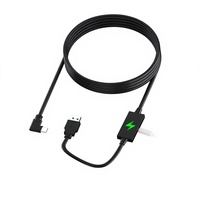 Câble VR Link de 5 mètres pour Meta Quest 2/3 Pico 4/3, câble de transfert de données à charge rapide 2A avec amplificateur de signal, câble de jeu VR PC