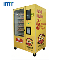 Distributeur automatique intelligent 24h/24 et 7j/7 de nouilles ramen instantanées chauffées au micro-ondes, distributeur de nouilles en gobelet commercial