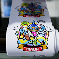Vente d'usine Kelier machine d'impression automatique d'étiquettes en papier numérique rouleau à rouleau imprimante à passe unique pour l'impression de logos colorés