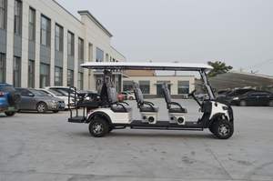 लक्जरी डिजाइन लंबी दूरी की बैटरी जीवन 8 सीटर इलेक्ट्रिक गोल्फ कार्ट 72 वोल्ट गोल्फ कोर्स के लिए सुंदर क्षेत्र की दर्शनीय स्थल - Product Image 3