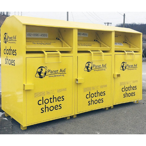 Public Outdoor Clothing <strong>Donation</strong> Storage <strong>Bucket</strong> with Standing Structure for Clothes Recycling <strong>Donation</strong> Bin for Charity - Product Image 6