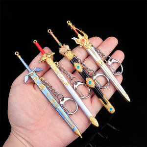 Llavero de espada miniatura de 12 cm, modelo de arma del juego de <span class=keywords><strong>anime</strong></span> Zelda, <span class=keywords><strong>para</strong></span> regalo de fanáticos. - Product Image 2