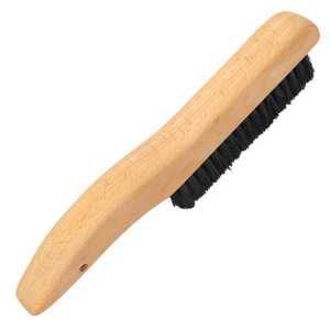 Solid Wood Cleaning <b>Brush</b> With Soft Pig Bristles For Household Use - Product Image 4