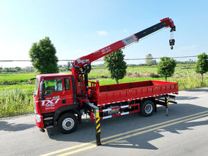 <span class=keywords><strong>Grue</strong></span> mobile sur <span class=keywords><strong>camion</strong></span> Howo de 8 <span class=keywords><strong>tonnes</strong></span>, boîte de vitesses et moteur, <span class=keywords><strong>grue</strong></span> télescopique montée sur <span class=keywords><strong>camion</strong></span> de fret - Product Image 1