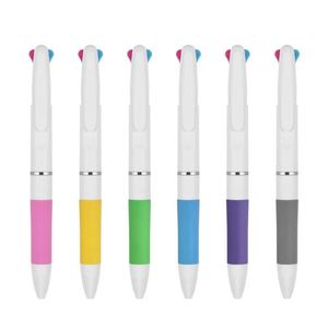 Bolígrafos 3 en 1 de Plástico con Logotipo Personalizado, Agarre de Goma Suave, Diseño Moderno Multicolor para Promoción de Oficina y Escuela - Product Image 3