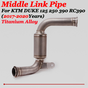 Sistema de Escape para motocicleta, <span class=keywords><strong>KTM</strong></span> <span class=keywords><strong>125</strong></span> medio modificado para tubo de conexión, 250, 390, RC390, 2017, 2018, 2019, <span class=keywords><strong>2020</strong></span> - Product Image 3