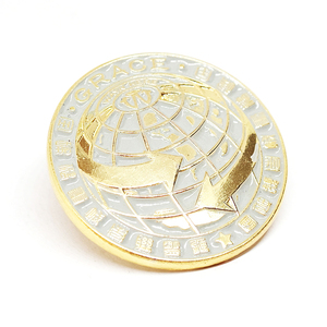Round Shape Australian <strong>War</strong> College Gold Metal Enamel Lapel Pin Customized Brand <strong>Name</strong> Badge Owl Event Brooch - Product Image 3