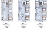 Tenshine 20ft 30ft 40ft Maisons mobiles préfabriquées respirantes, pliables et extensibles, à montage facile, bon prix, avec espace de vie