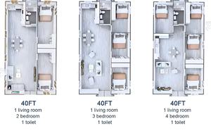 Tenshine Maisons mobiles préfabriquées, préfabriquées, faciles à assembler, extensibles et pliables, de 20, 30 et 40 pieds, à bon prix, utilisables comme conteneur extensible. - Product Image 6