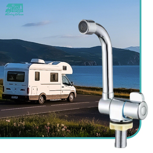<span class=keywords><strong>Grifo</strong></span> para Fregadero de RV, Cromado Pulido, Giratorio, de Agua Fría, Compacto, Vertical, para Autocaravanas, Remolques, Yates, Motorhomes, JDA - Product Image 6