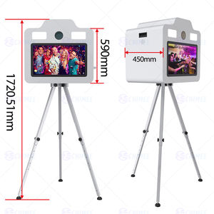 Chimee 2025 nuevo trípode Metal DSLR Cámara fotomatón 21,5 "Pantalla táctil impresión instantánea compartir <span class=keywords><strong>alquiler</strong></span> quiosco de negocios - Product Image 3