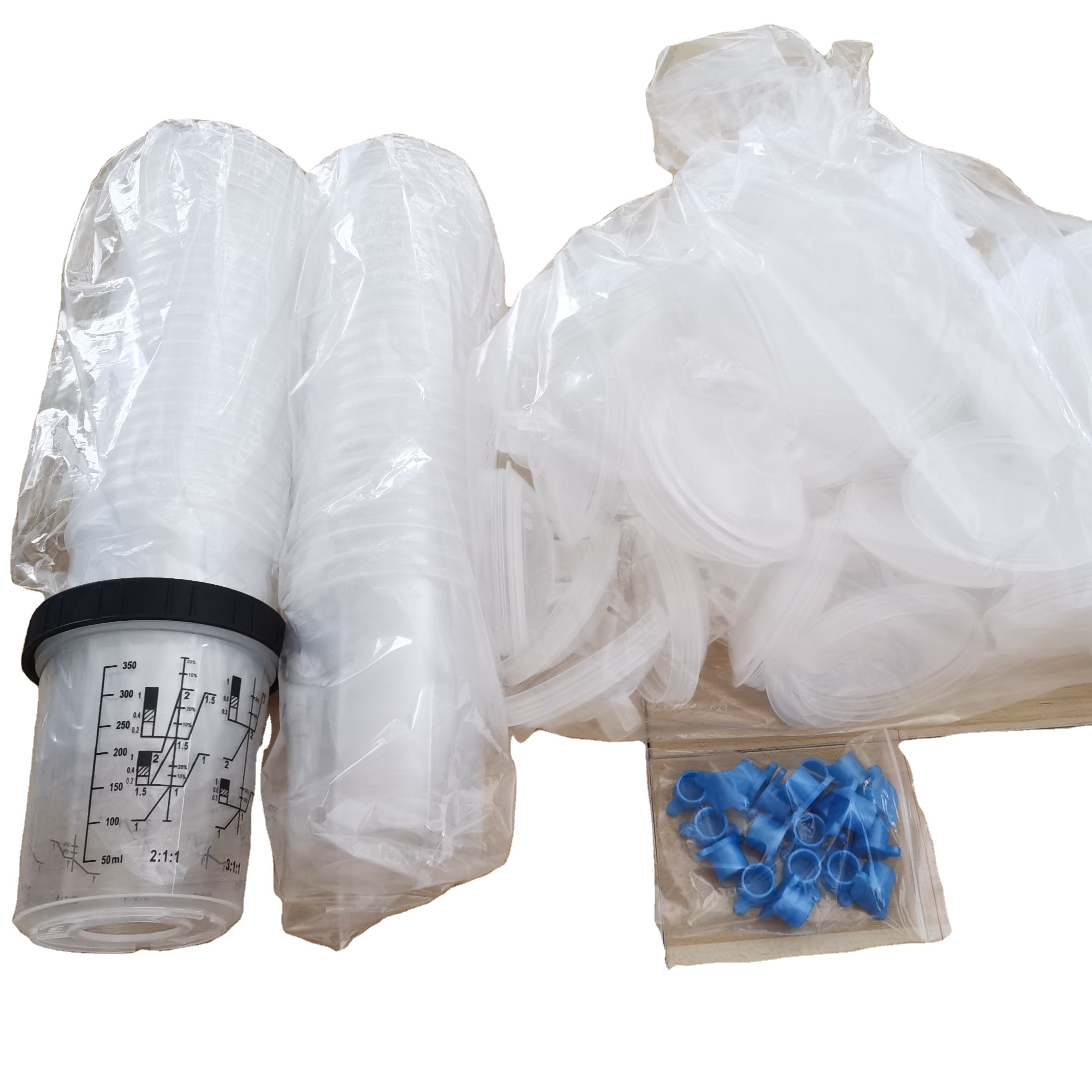 Набор Для Смешивания Краски, 350 мл, Одноразовая чашка для покраски, для распылителя, 3 м, pps, чашка для краски