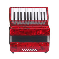 Professional Portable Diatonic Accordion Adult Grading Performance Beginner Keyboard Instrument 16 Keys 16 Bass ABS Material