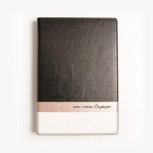 Libreta de Negocios de Lujo con Tapa Dura de Cuero Premium, Color Oro Rosa y Mármol Negro Dorado - Product Image 4
