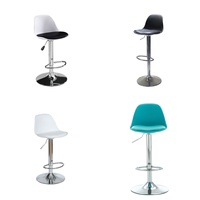 Tabouret de cuisine moderne à hauteur réglable meubles de bar hôtel clou maison restaurant chaise haute tabouret de bar pivotant et élévateur