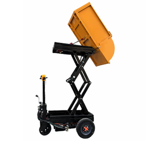 Elektrikli hidrolik kaldırma dökümü üç tekerlekli bisiklet DAMPERLİ KAMYON asansör kapalı duvar Smashing inşaat atık kaldırma kamyon - Product Image 1