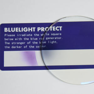 1.591 polikarbonat temizle Cut fotokromik SHMC gözlük PC lensler yüksek darbe dayanımı UV420 yuvarlak - Product Image 6