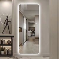 Foryoudecor 2025 Cermin Kamar Mandi Modern Full-Length Ramah Lingkungan Bebas Tembaga Bingkai Aluminium Alloy Kaca HD