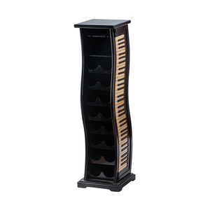 Pompa di benzina antica in legno porta vino decorazioni secchielli per ghiaccio vasche per bevande legno Vintage portaoggetti in vetro per vino - Product Image 3