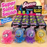Jouet Squishy en forme de pieuvre, rembourré de maltose, à remontée lente, anti-stress, à presser, pour enfants et adultes