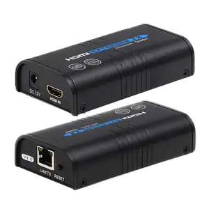 200เมตร HD ผ่าน Ethernet 1080P H.264 H.265 HD Extender เหนือ Cat5e/Cat6 AV ผ่าน IP