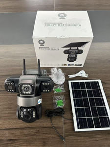 Cámara IP Regis de 3 Lentes, 4G, 12MP, 6K, Exterior, Impermeable, Visión Nocturna, Bidireccional, PTZ, Solar, con Nube Integrada, IP66 - Product Image 2