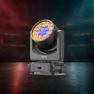 ไฟหัวขยับ 220W RGBW ซูม 10-60 องศา แพน-ทิลท์ 540x220 องศา DMX512 สำหรับงานเวที - Product Image 3