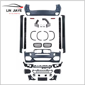 Kit de carrosserie en gros d'usine pour <span class=keywords><strong>BMW</strong></span> X5 F15 13-18 mise à niveau vers X5 MTech M-<span class=keywords><strong>Sport</strong></span> Auto Part jupe latérale complète de pare-chocs avec grille - Product Image 5