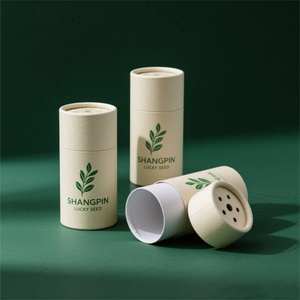 Custom Printed HighEnd Matcha Food Grade Kraft Cylinder Packaging Paper Tube Tea Powder Biodegradable Cardboard <b>Box</b> Eco-Friendly - Product Image 3