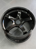 Llantas de Aleación Forjadas de 18, 19, 20, 21 Pulgadas, 5x114.3, 5x120, Color Oro Champán Pulido, Juego de 5 Radios, Diseño Cóncavo Profundo y Ligero