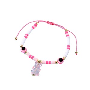 Handmade Woven Glass <b>Adjustable</b> <b>Bracelet</b> With Evil Eye Design Mixed Colors Unisex Jewelry Gift Style 1 2 3 - Product Image 5