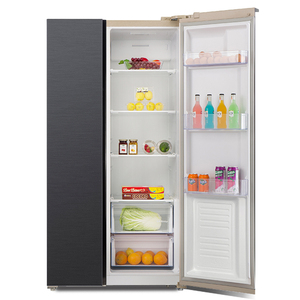Refrigerador doméstico de lujo 587L de lado a lado, refrigerador para electrodomésticos, refrigerador sin escarcha, <span class=keywords><strong>precio</strong></span> de fábrica OEM, alta calidad, - Product Image 4