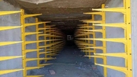 Support de câble FRP antistatique et ignifuge haute sécurité, support de câble isolé en GRP pour l'exploitation minière et les infrastructures industrielles