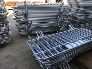 मोबाइल स्टील भीड़ पर नियंत्रण बाधा बाड़ पैनलों सड़क सुरक्षा यातायात बाधा विस्तार योग्य सुरक्षा अवरोध - Product Image 5