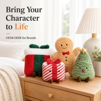 Fournisseur de cadeaux en peluche de Noël personnalisés, Père Noël, bonhomme de neige, renne, couronne, ornement, décoration de Noël, OEM, ODM, petit MOQ, échantillon rapide, B2B