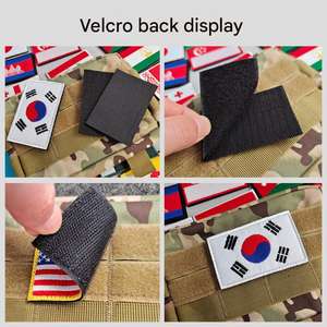 Parche Bordado 3D con Lentejuelas de 8x5 cm con Gancho y Bucle para Bolsos, Zapatos, Ropa, Accesorios, Flores, Corazones, Sombreros - Product Image 4